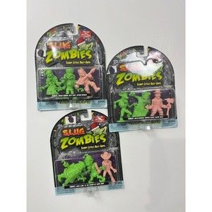 Jakks Pacific SLUG Christmas Zombies Figure Sets Lot of 3 NEW Scary Little Ugly